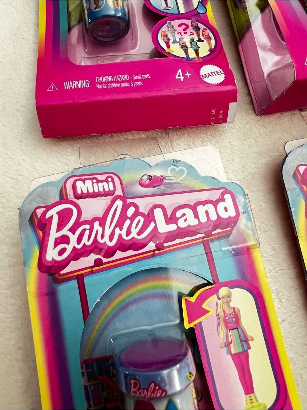 Lot of 6 Barbie Mini BarbieLand Color Reveal 1.5